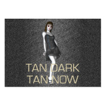 TEE Tan Dark Tan Now Business Cards