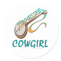 TEE Tennessee Cowgirl stickers