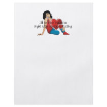 TEE Texting Valentine Girl Full Color Flyer