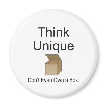 TEE Think Unique Refrigerator Magnets