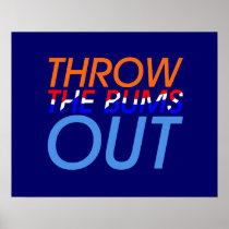 TEE Throw the Bums Out Print