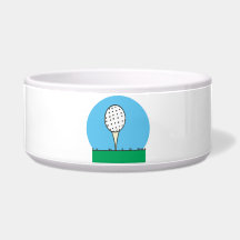 Tee Time Dog Bowl