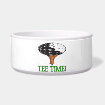 Tee Time Dog Water Bowl