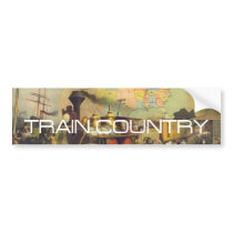 TEE Train Country Bumper Stickers