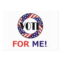 TEE Vote For Me business cards