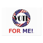 TEE Vote For Me Business Card Templates