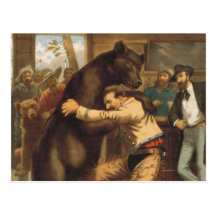 TEE Wild West Wrestling Postcards