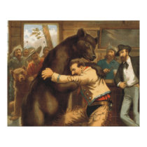 TEE Wild West Wrestling Print