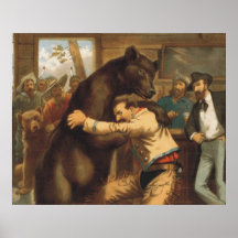 TEE Wild West Wrestling Print
