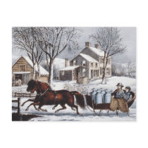 TEE Winter Ride Post Card
