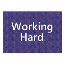 TEE Working Hard business cards
