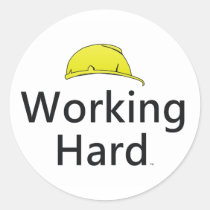 TEE Working Hard stickers