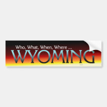 TEE Wyoming Bumper Stickers
