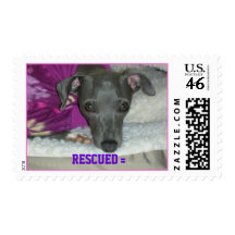Teeghan Faith - RESCUED = LOVED ! Stamp