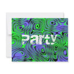 Teen Boys Party Invitations, Green