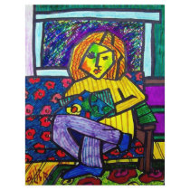 Teen on Couch by Piliero flyers