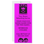 TEEN QUEEN RACK CARD