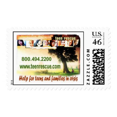 Teen Rescue Inc. Postage Stamp by TeenRescueInc