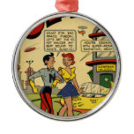 Teen Romance in the Future Ornament