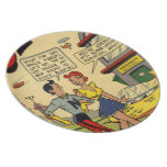 Teen Romance in the Future Party Plate
