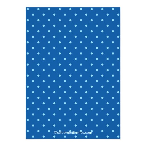 Teen Swimming Pool Party Invitation Blue