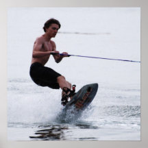 Teen Wakeboarder Poster