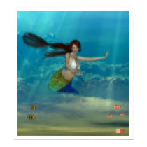 Teenage Mermaid posters by alienmerchant Teenage Mermaid posters