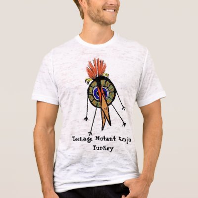 Teenage Mutant Ninja Turkey T-shirt by getnbuy
