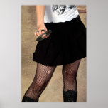 Teenager holding a CD    Posters