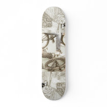 teenagers and bikes skateboards