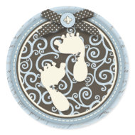 Teeny Toes BLU Sticker