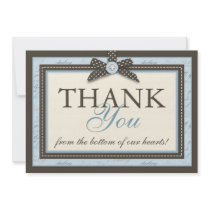 Teeny Toes BLU TY Card 2 Custom Invitations