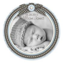 Teeny Toes Blue Sticker C