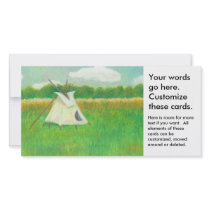 Teepee central Minnesota landscape drawing tipi Photo Card Template