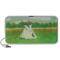 Teepee central Minnesota landscape drawing tipi speakers