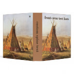 Teepees on the Plain by Karl Bodmer binders