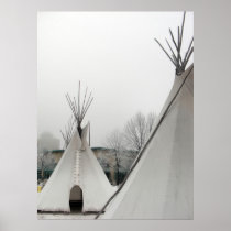Teepees Print