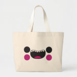 Teeth Face Tote Bags