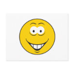 Teeth Smile Smiley Face Postcard