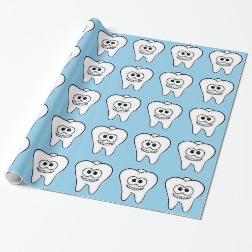 Teeth Wrapping Paper Zazzle