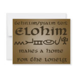 tehillim/psalm68:6 personalized invite