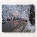 Tehran Snowy day Mouse Pad