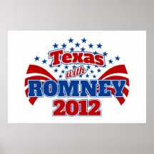 Tejas con Romney 2012 Impresiones