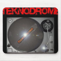 Teknodrome Turntables mouse pad mousepads