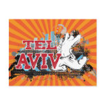 TEL AVIV - A grunge style of Israel's #1 City Postcards