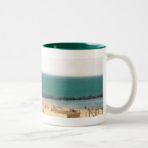 tel aviv beach coffee mugs