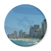 Tel Aviv Refrigerator Magnet