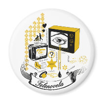 Tele Novela magnets by taratel Tele Novela magnets