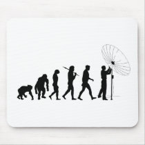 Telecommunications satellite and broadcasting Tees Mouse Pad