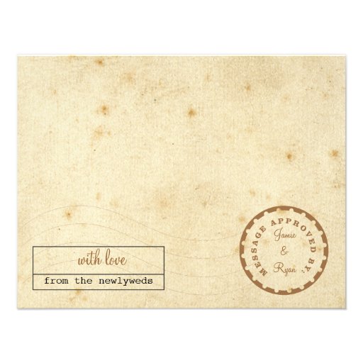 Telegram Thank You Note Card Personalized Invite